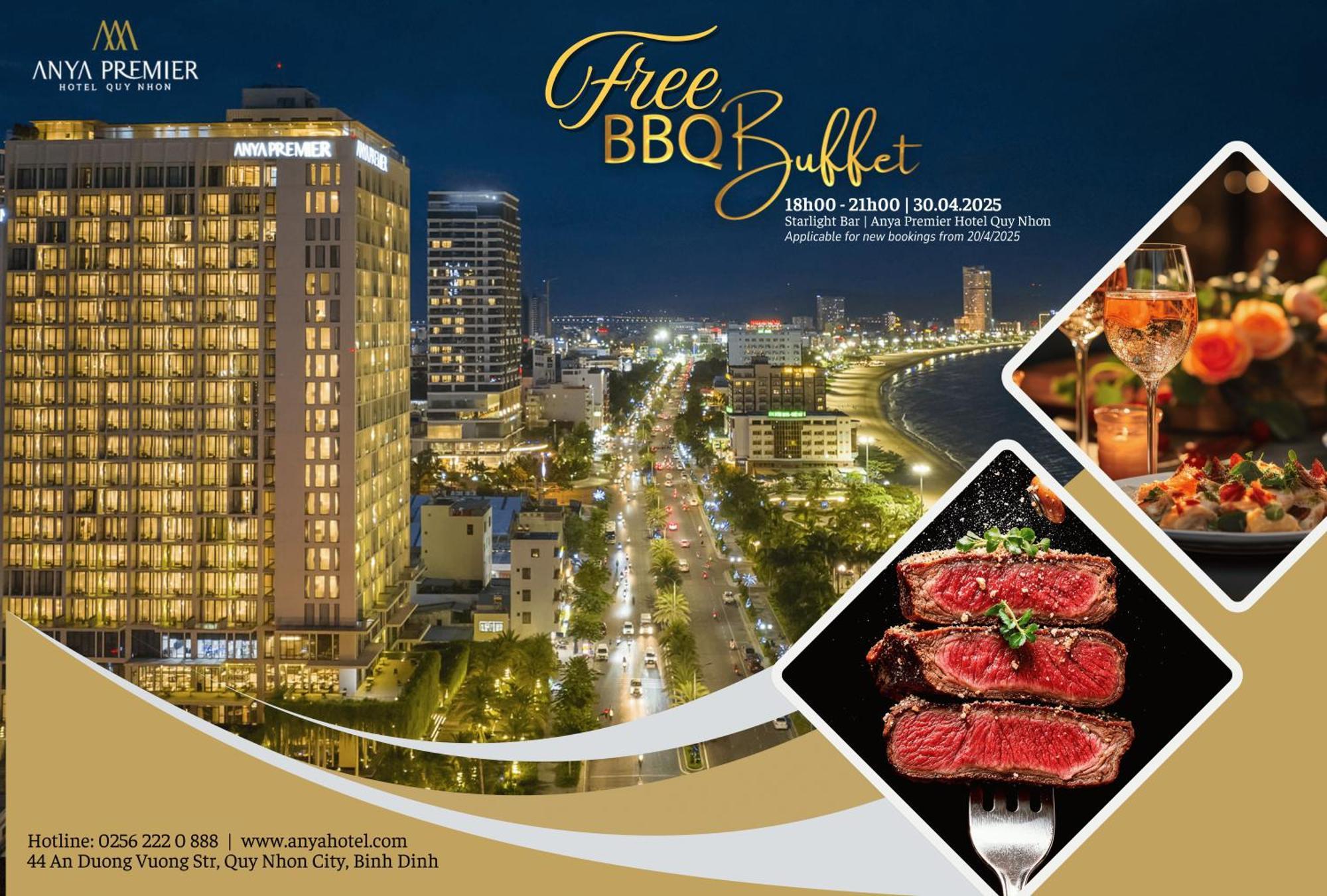 Anya Premier Hotel Куинён Экстерьер фото